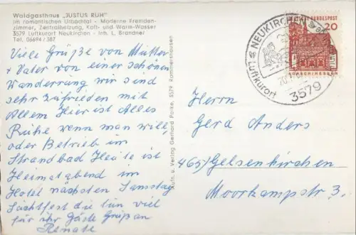 Neukirchen - Waldgasthaus Justus Ruh