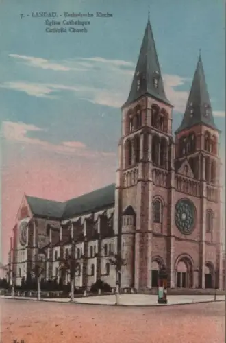 Landau - Katholische Kirche - ca. 1925