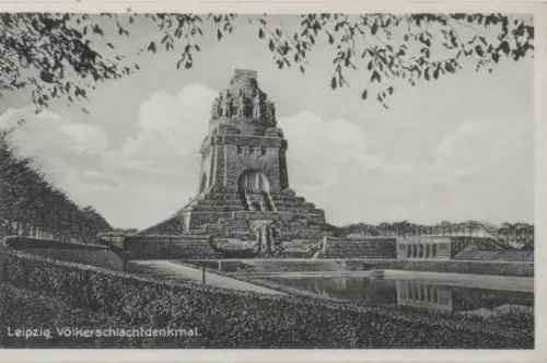 Leipzig - Völkerschlachtdenkmal - ca. 1955