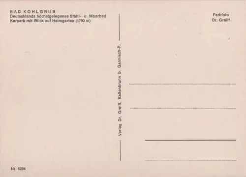 Bad Kohlgrub - Kurpark