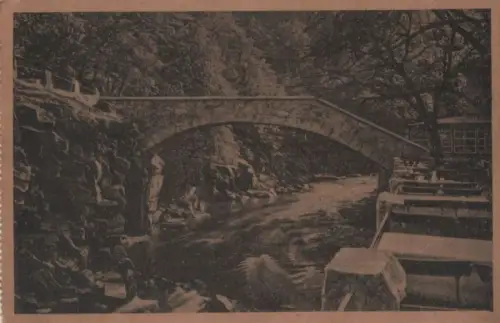 Thale - Jungfernbrücke m. Königsrühe - ca. 1940