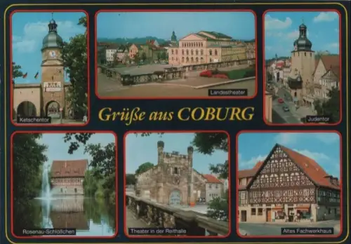 Coburg - u.a. Judentor - ca. 1980