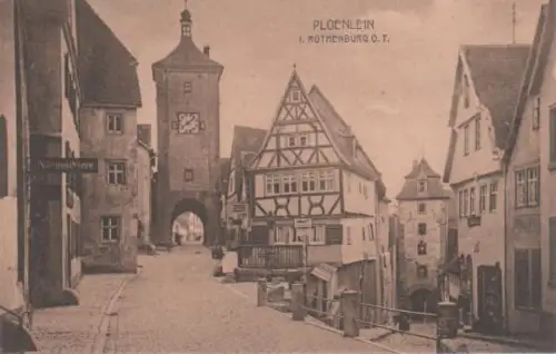 Ploenlein in Rothenburg o.T. - ca. 1935