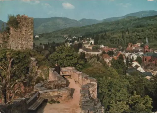 Badenweiler - Blick von der Burgruine - ca. 1980