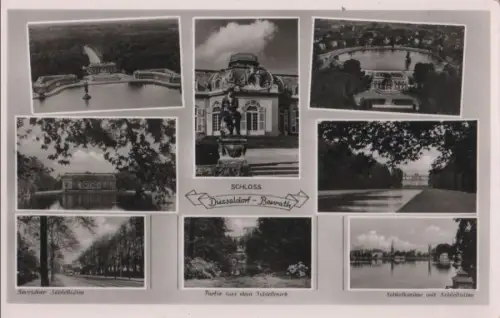 Düsseldorf-Benrath - 8 Teilbilder - 1955