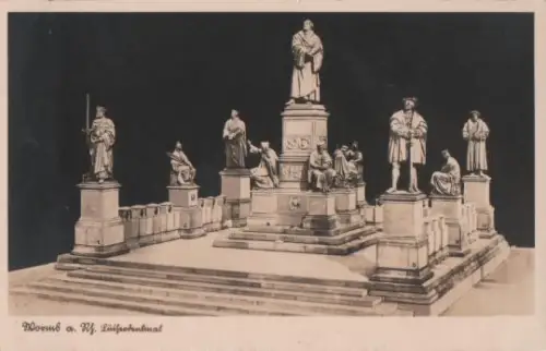 Worms - Lutherdenkmal - ca. 1935