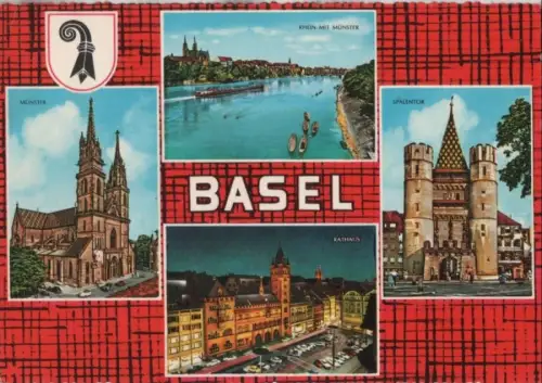 Schweiz - Schweiz - Basel - mit 4 Bildern - ca. 1965