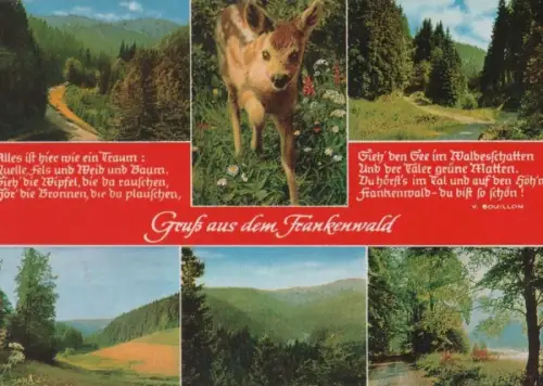 Frankenwald - mit 6 Bildern - ca. 1980