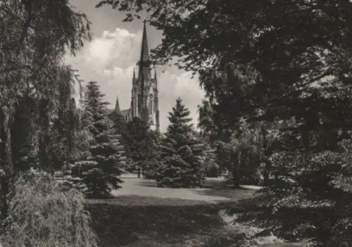 Bad Nauheim - Partie im Kurgarten - ca. 1965