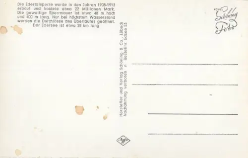 Edersee - Edertalsperre