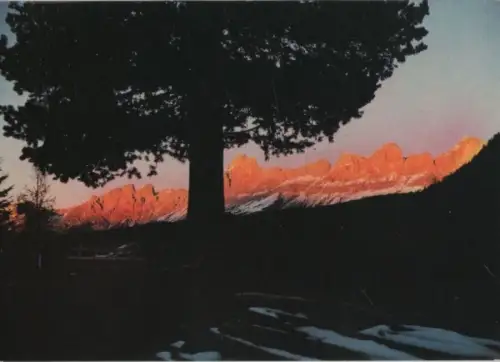 Italien - Italien - Dolomiten - Tramonto sul Catinaccio - ca. 1975