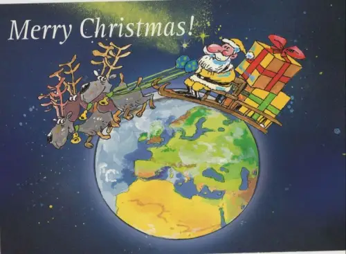 Merry Christmas - Weihnachtsmann