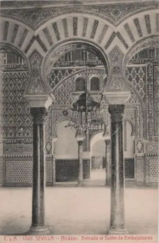 Spanien - Spanien - Sevilla - Alcazar, Entrada al Salon de Embajadores - ca. 1935