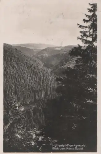 Bad Steben - Höllental Frankenwald - Blick vom David - ca. 1935