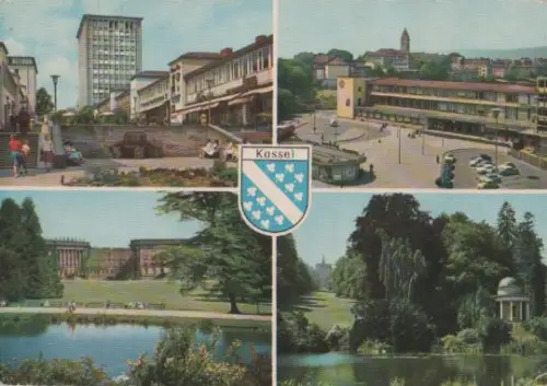 Kassel - Rückseite mit dickem schwarzem Stift unkenntlich gemacht - 1961