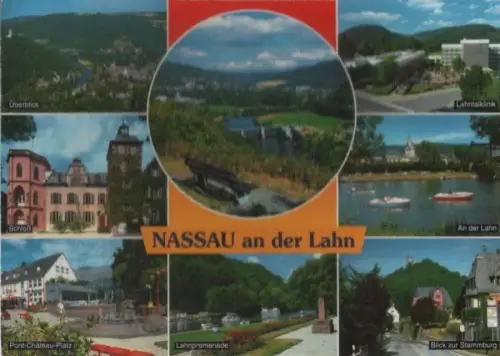 Nassau - u.a. Blick zur Stammburg - 2004