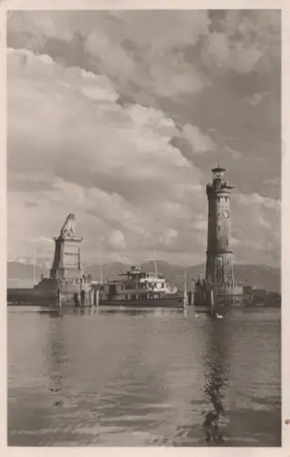 Lindau - Hafeneinfahrt - 1955