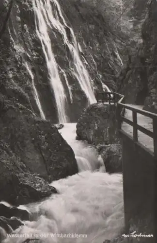 Berchtesgaden - Wimbachklamm - Wasserfall - ca. 1965