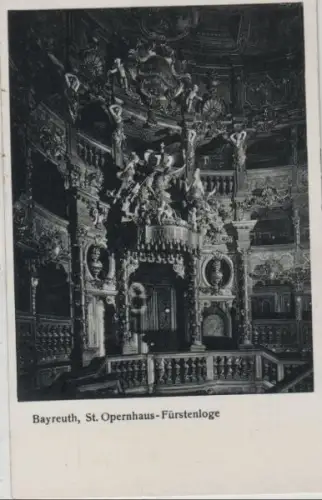 Bayreuth - St. Opernhaus-Fürstenloge - ca. 1950