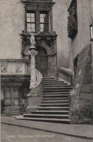 Görlitz - Historische Rathaustreppe - 1964