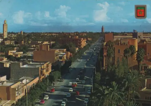 Marokko - Marokko - Marrakech - Marrakesch - Vista panoramica - 1995