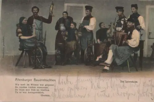 Altenburg - Tracht - Bauern - Spinnstube