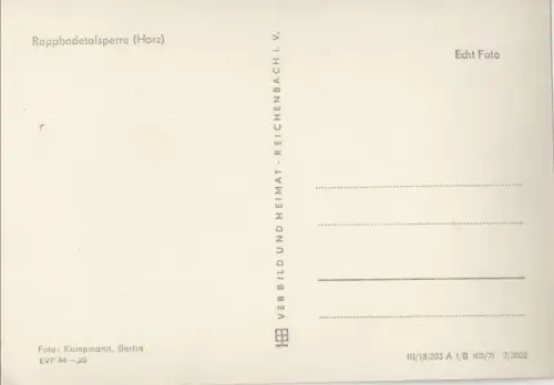 Rappbodetalsperre - Sperrmauer