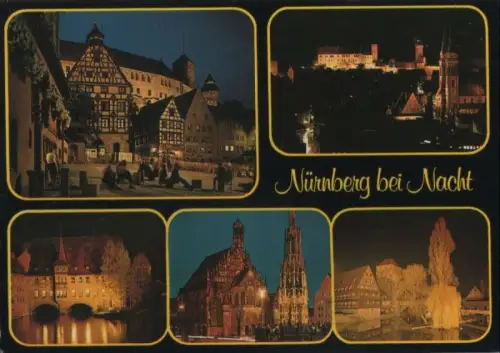 Nürnberg - bei Nacht - 1991