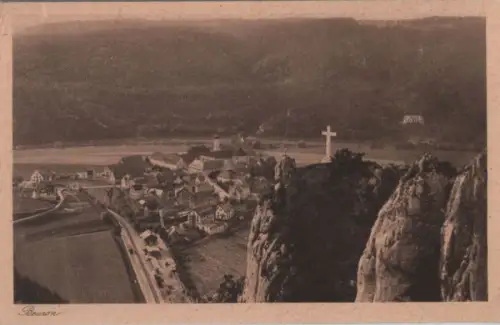 Beuron - mit Petersfelsen - ca. 1950