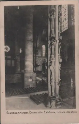 Straßburg - Münster, Engelssäule - ca. 1940