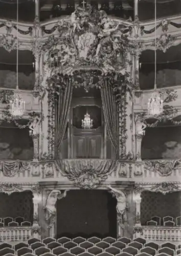 München - Cuvillies-Theater - Loge - ca. 1965