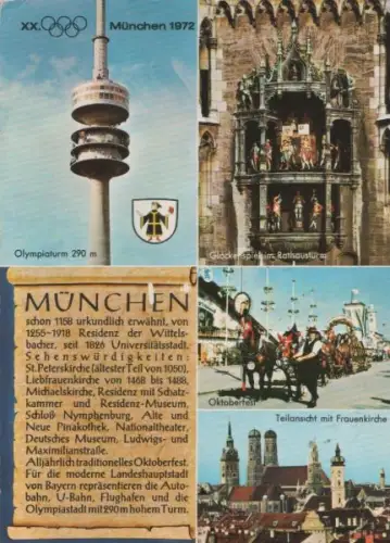 München - u.a. Olympiaturm - 1971