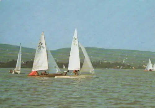 Ungarn - Ungarn - Balaton - Segelschiffe - 1984