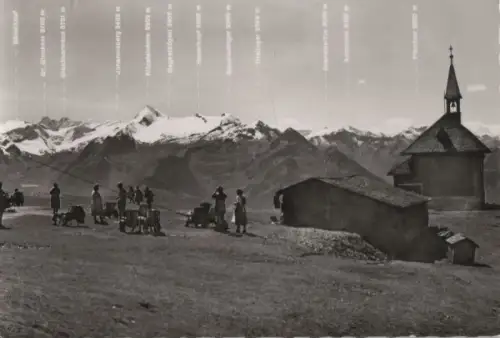 Österreich - Österreich - Großglockner - Schmittenhöhe mit Glocknergruppe - ca. 1965