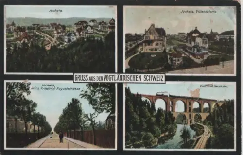 Vogtländische Schweiz - u.a. Jocketa, Prinz Friedrich Auguststrasse - ca. 1920