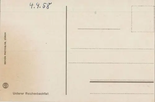 Schweiz - Schattenhalb - Schweiz - Unterer Reichenbachfall