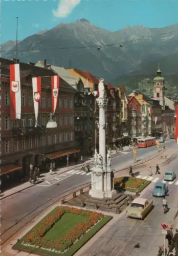 Österreich - Österreich - Innsbruck - Maria-Theresien-Straße gegen Brandjoch - 1965