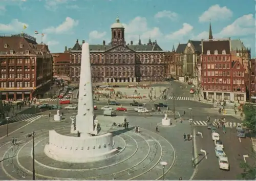 Niederlande - Niederlande - Amsterdam - Dam med Koninklijk Paleis - ca. 1980