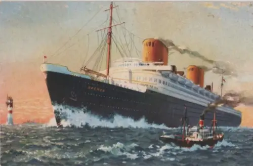 Schnelldampfer Bremen Norddeutscher Lloyd