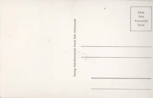 Mittenwald - mit Wetterstein