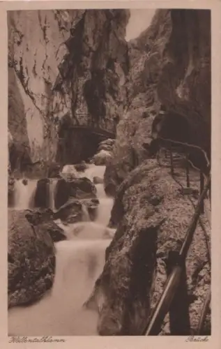 Höllentalklamm - Brücke - ca. 1950