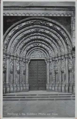 Freiberg - Goldene Pforte am Dom - ca. 1950