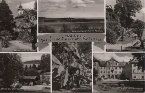 Mainau - u.a. Schloß, Vorderansicht - 1957