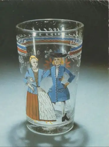 Lauscha - Becher, Hüttenarbeit