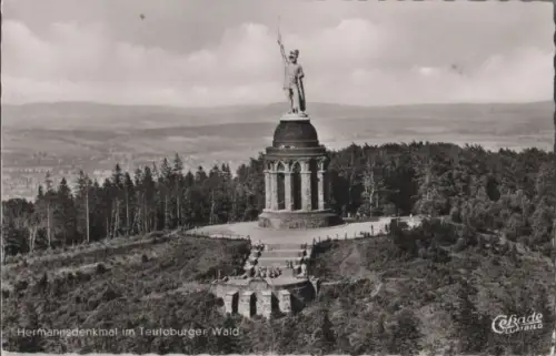 Hermannsdenkmal bei Hiddesen - Teutoburger Wald - 1956