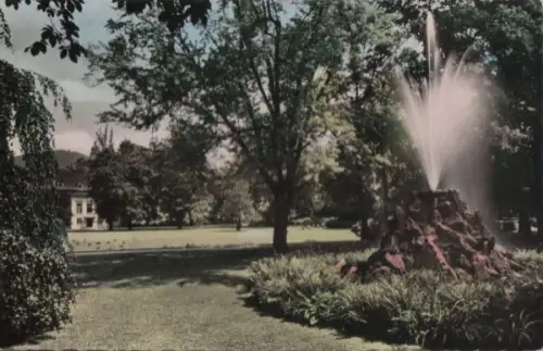 Baden-Baden - Springbrunnen in Lichtentaler Allee - ca. 1960