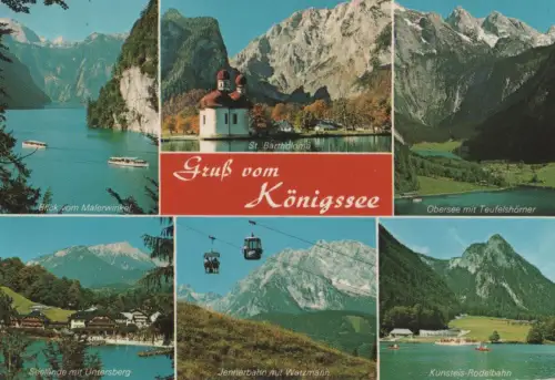Königssee - u.a. Jennerbahn - ca. 1980