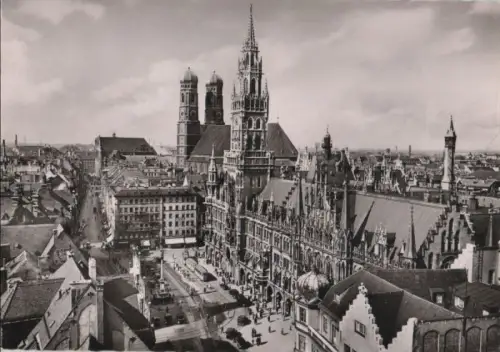 München - Blick auf Rathaus - 1958