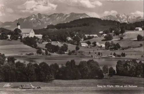 Seeg - mit Badesee - ca. 1955