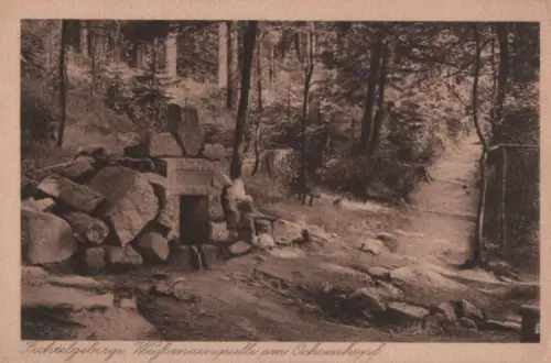 Fichtelgebirge - Weißmainwuelle am Ochsenkopf - ca. 1935